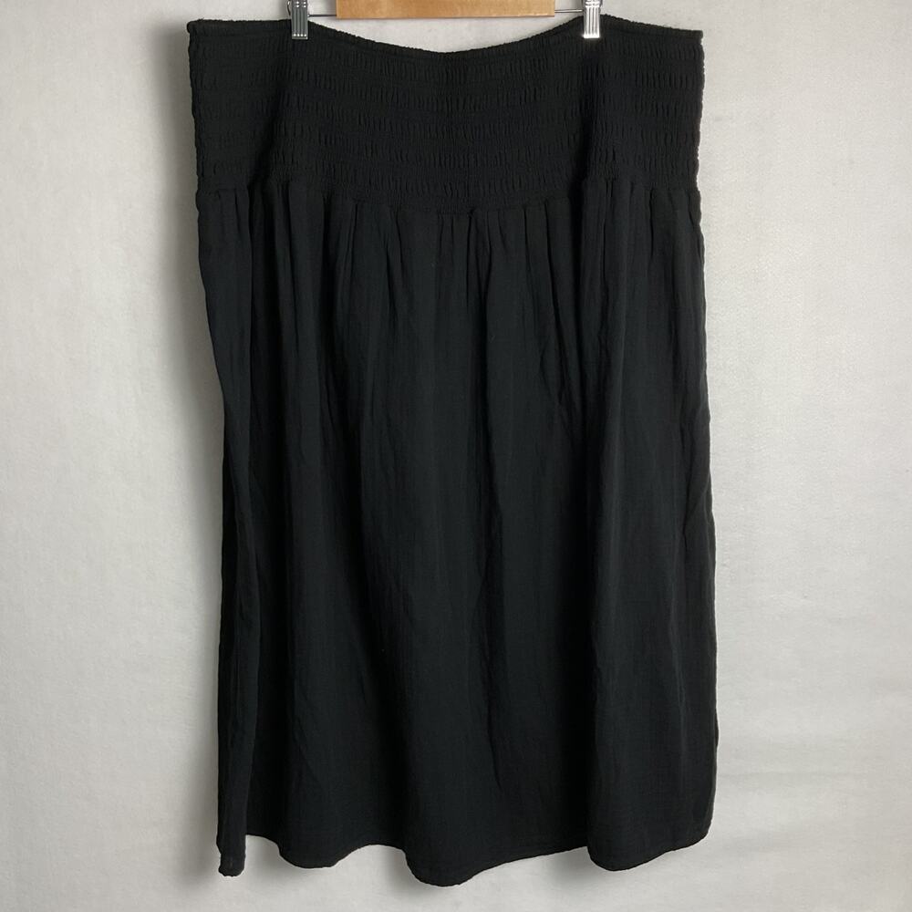 Old Navy 2023 Demi Smocked Pure Cotton Dress Womens Plus 3X NWT
